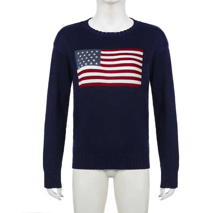 Women's American Flag Sweater